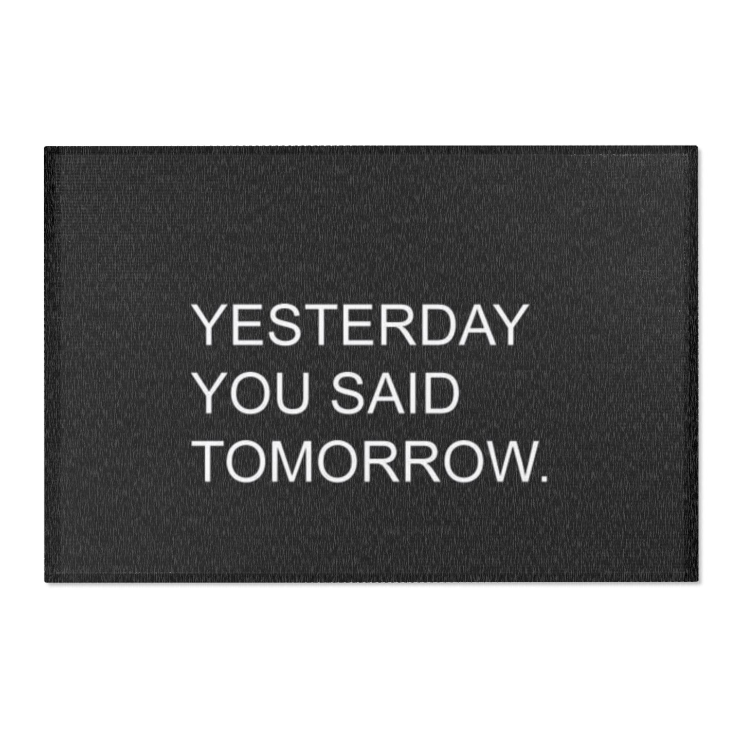 Yesterday VS Today Area Rug