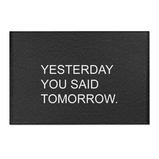 Yesterday VS Today Area Rug