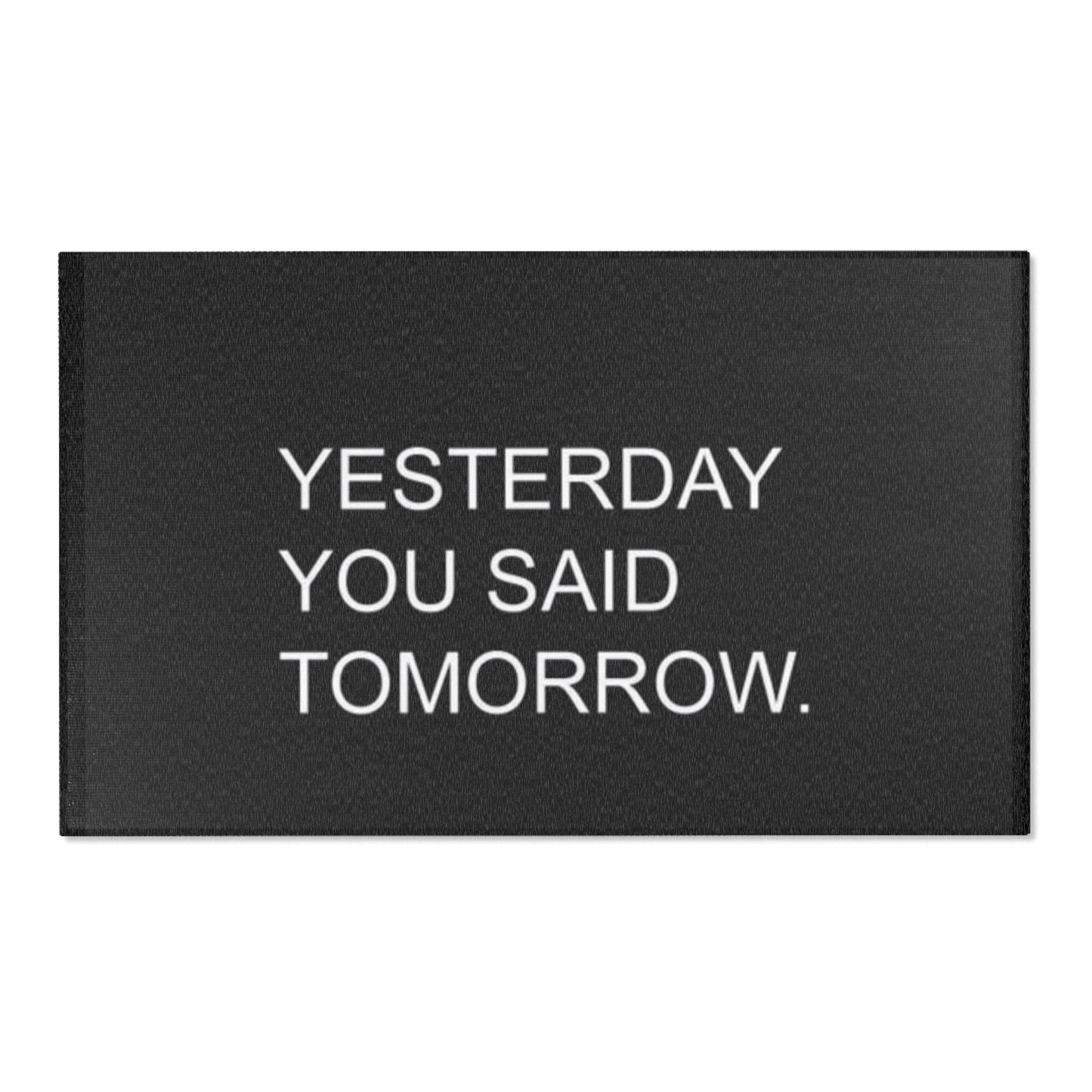 Yesterday VS Today Area Rug