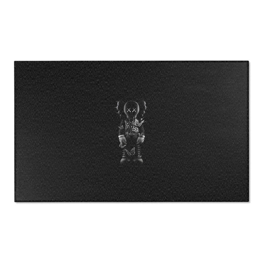 All black claws Area Rug